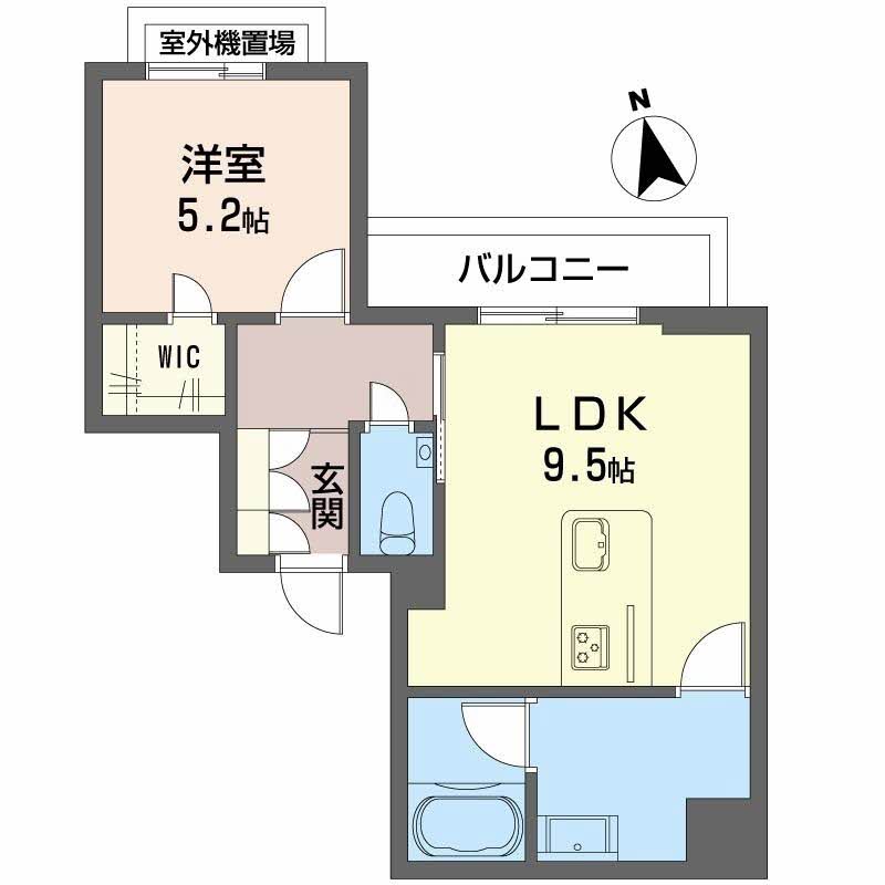 シャーメゾン妙体寺町 伴の間取り