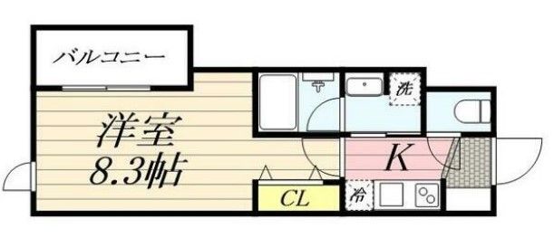 ＣＬＡＳＳＥＵＭ飯田橋の間取り