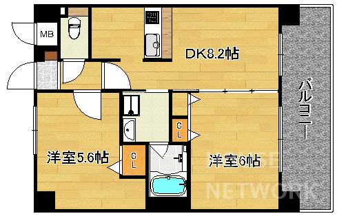 エステムプラザ京都河原町通の間取り