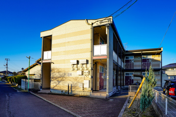 赤磐市高屋のアパートの建物外観