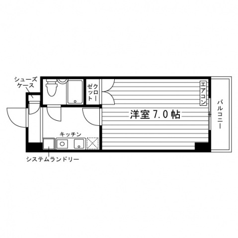 学生会館 グリーンヒル上福岡の間取り