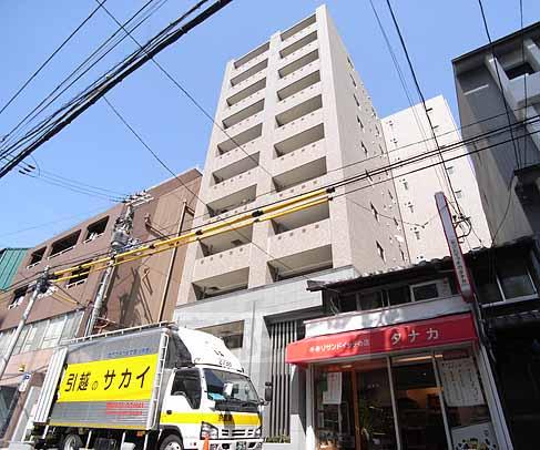 京都市中京区高田町のマンションの建物外観