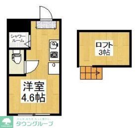 川崎市多摩区宿河原のアパートの間取り