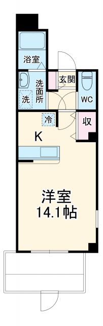 八千代市勝田台のマンションの間取り