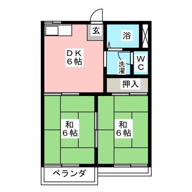 プチタウン大高台の間取り