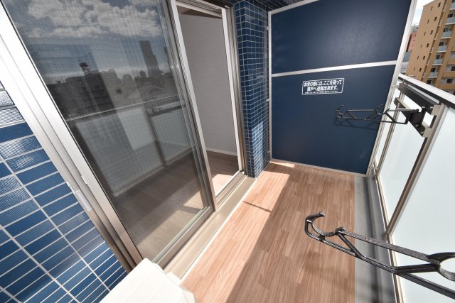 バルコニー　バルコニーがあります