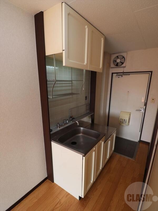 キッチン　ガスコンロ設置可能