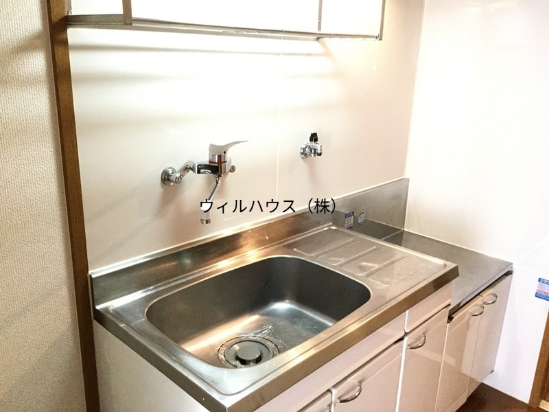 キッチン　ガスコンロ設置可！