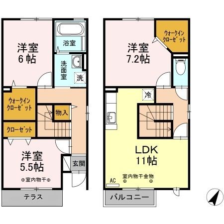 カシオペアヒルズF_間取り_0