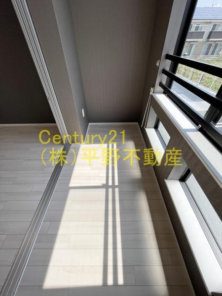 バルコニー　同建設会社施工の別物件です。