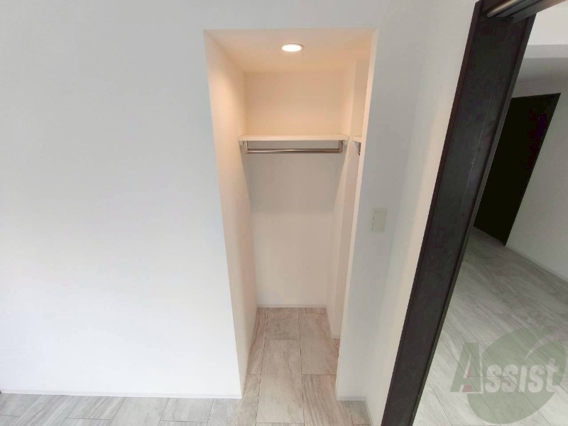 収納　洋室にはクローゼットがあるのですっきり片付きそうです。