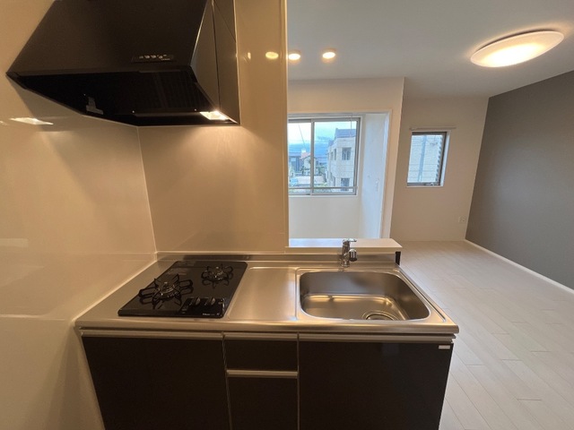 キッチン　2口コンロ付きシステムキッチン☆(写真はイメージ）