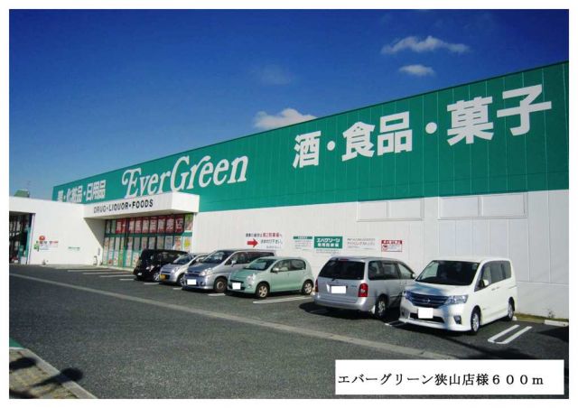 ドラックストア　エバグリーン狭山店様（ドラッグストア）まで600m