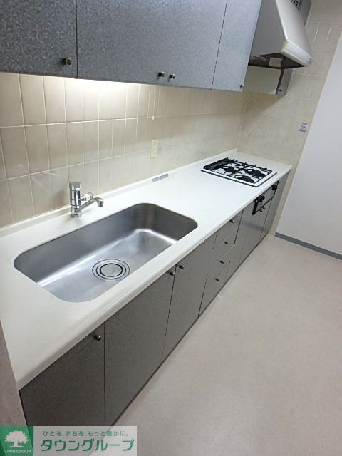 キッチン　◆広いです！グリル付3口ガスキッチン◆