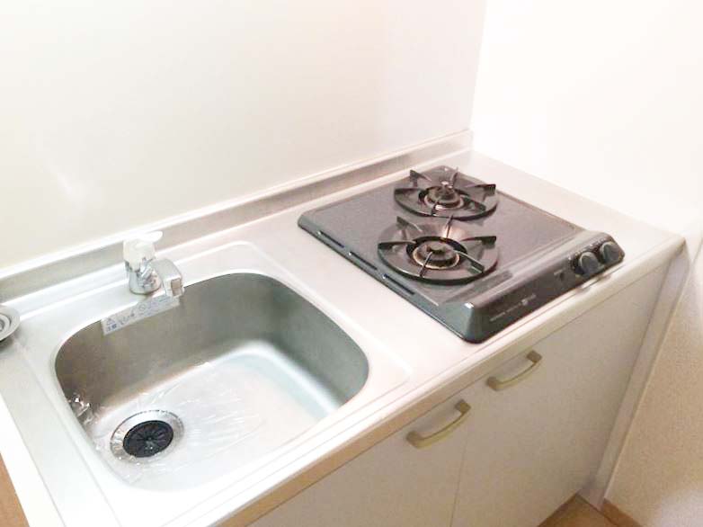 キッチン　★2口コンロ、システムキッチン★