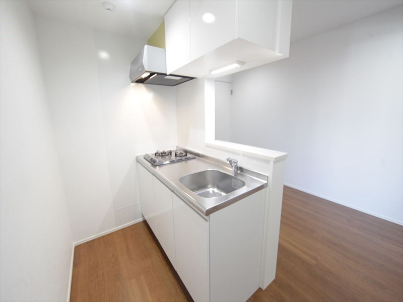 キッチン　システムキッチン（ガス2口コンロ付）