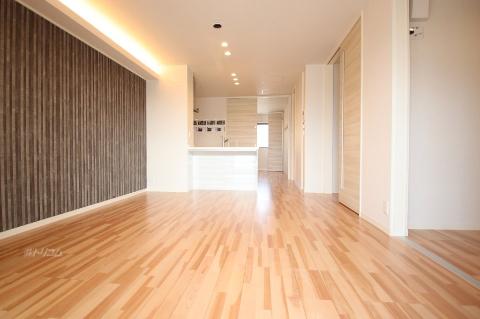 居室・リビング　対面キッチン仕様のLDK