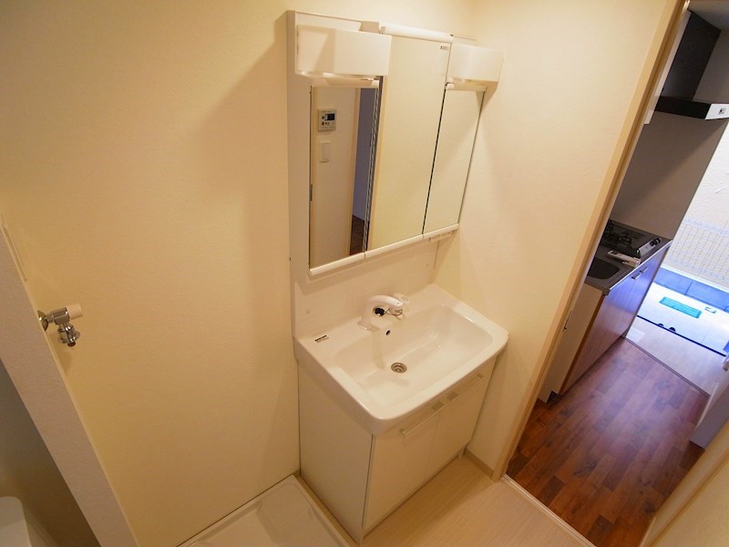 洗面設備　同一物件別部屋写真