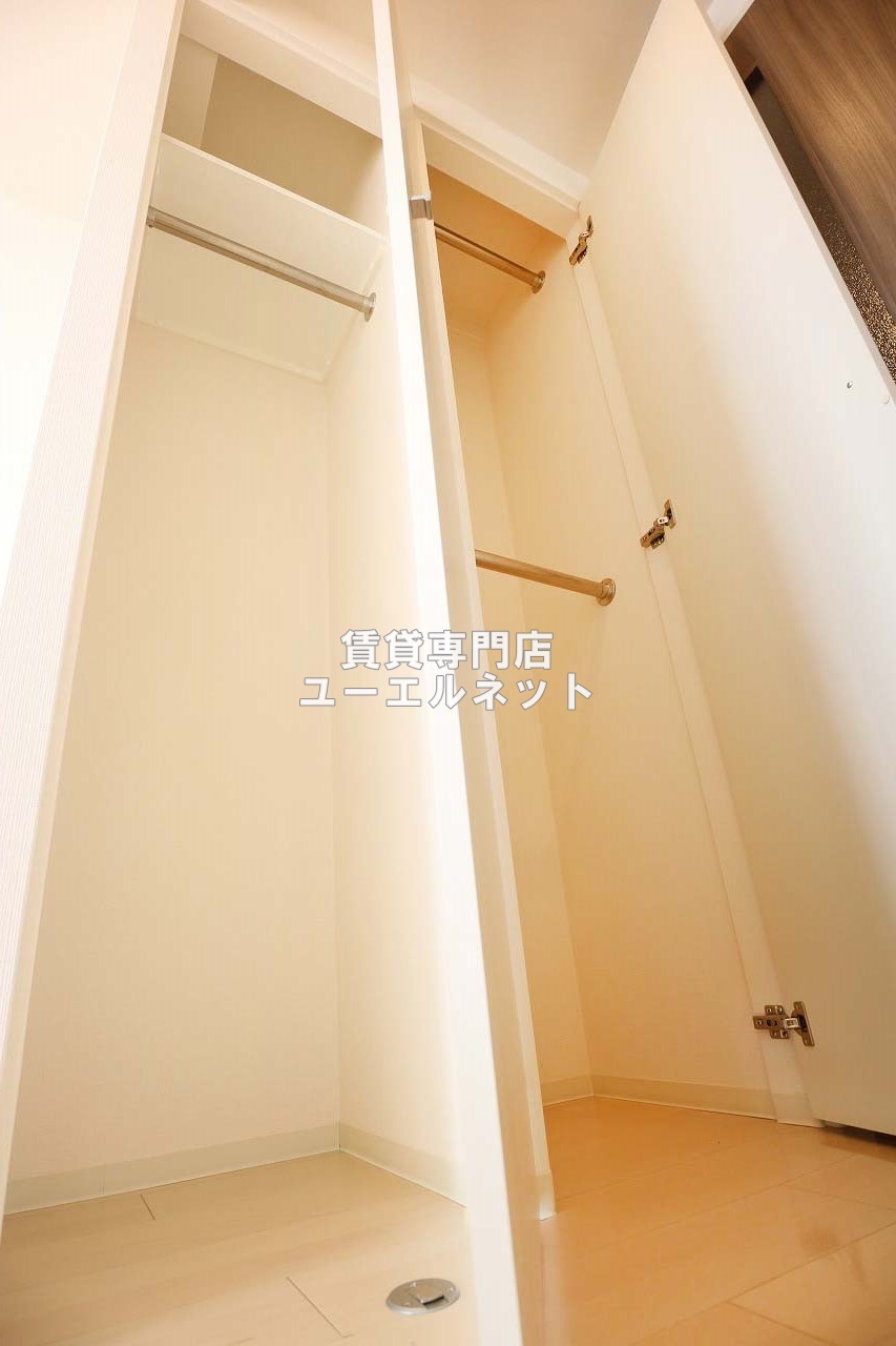 収納　クローゼット付きでお部屋もスッキリ♪