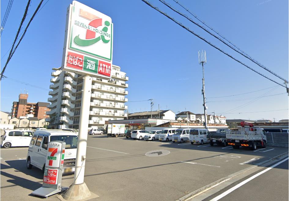 コンビニ　セブンイレブン 東大阪若江北町2丁目店（コンビニ）まで627m