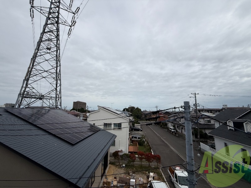 眺望　眺望の写真です。閑静な住宅街という印象を受けました。