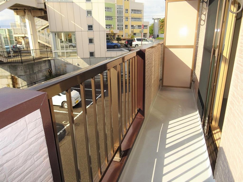 バルコニー　お洗濯に便利なバルコニーがあります☆