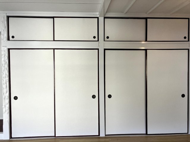 収納　どの部屋にも大収納の押し入れがあります。