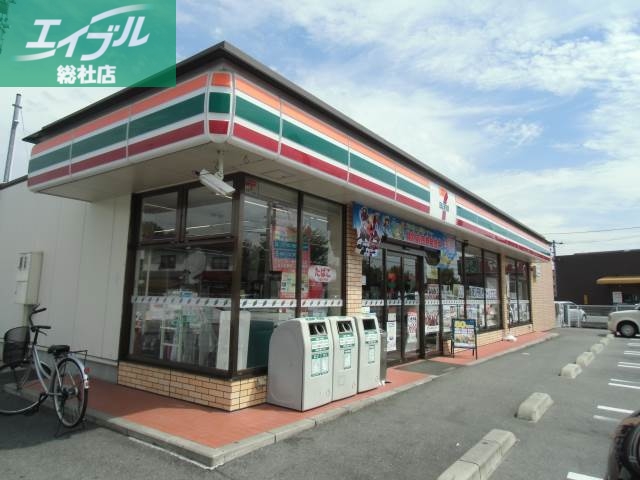 コンビニ　セブンイレブン倉敷中庄駅前店（コンビニ）まで221m