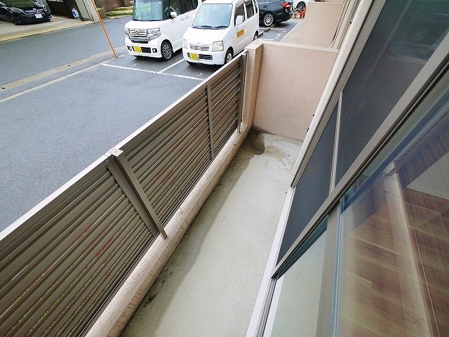 バルコニー　落ち着いた時間を過ごせるバルコニーです