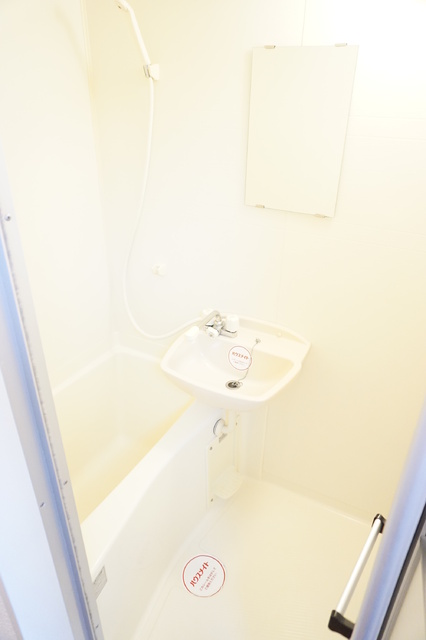 バス・シャワールーム　洗面ボウル付き浴室