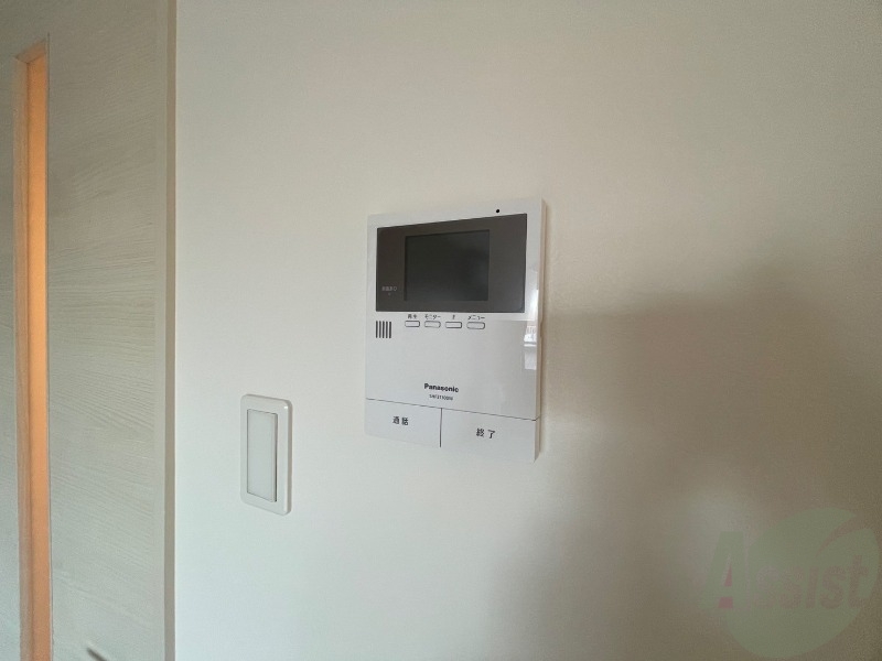 セキュリティ　インターホンで来客確認ができます。安心ですね。