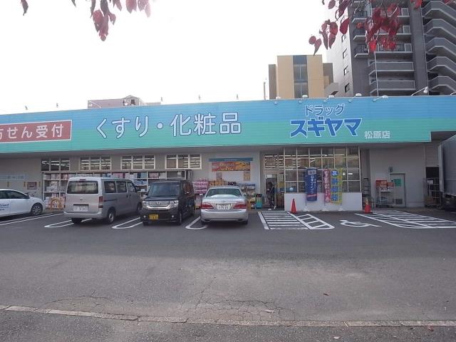 ドラックストア　ドラッグスギヤマ松原店（ドラッグストア）まで628m