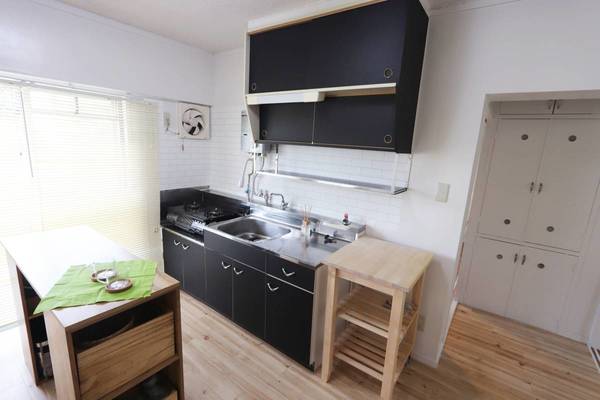 キッチン　モデルルームの写真です