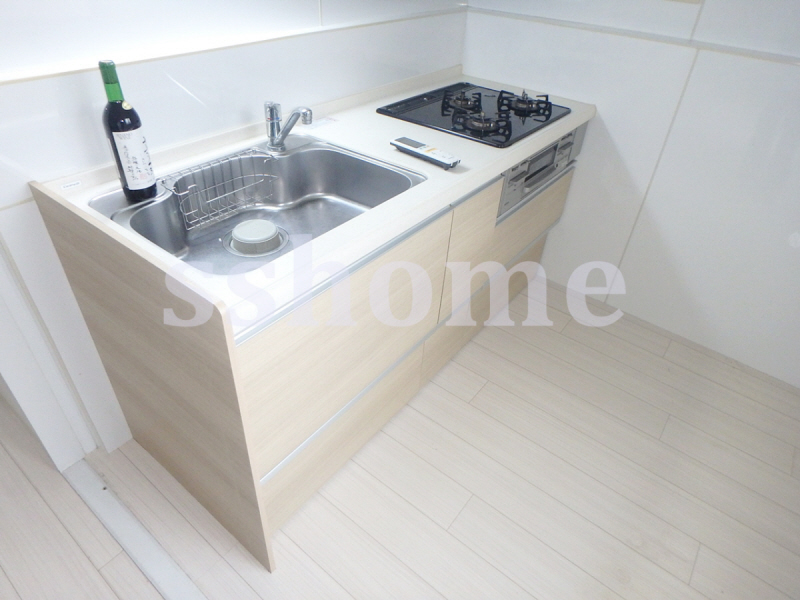 キッチン　3口コンロのシステムキッチン☆