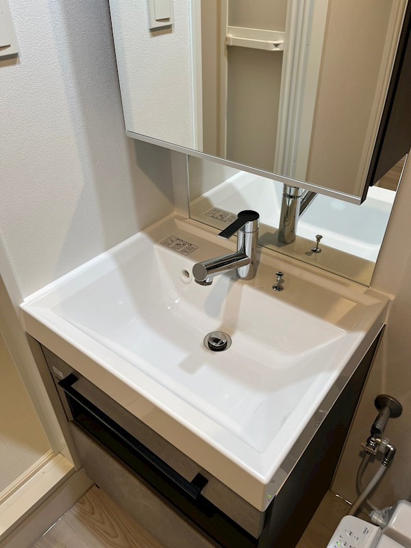 洗面設備　※同物件別部屋参考画像