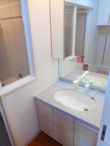 洗面設備　独立洗面所（前回内装時2024年1月撮影）