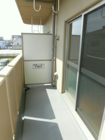 バルコニー　落ち着いた時間を過ごせるバルコニーです