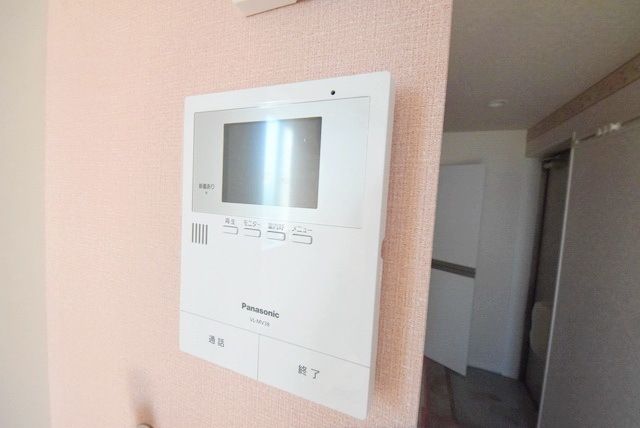 セキュリティ　新築施工時のお写真です。