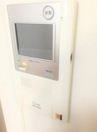 セキュリティ　モニター付インターホン。