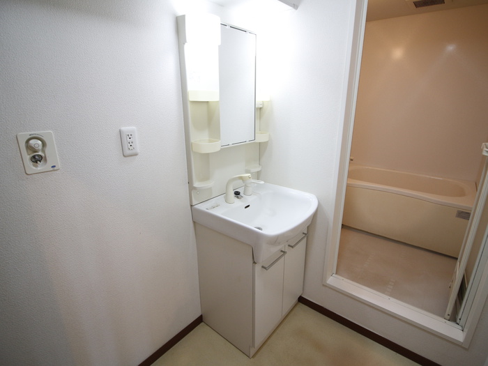 洗面設備　反転タイプの別のお部屋になります