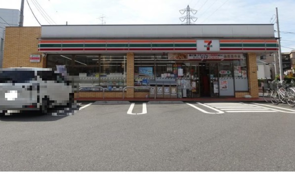 コンビニ　セブンイレブン 足立梅田5丁目店（コンビニ）まで388m