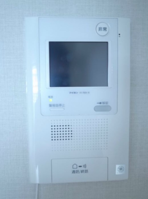 セキュリティ　モニタ付きインターホン♪