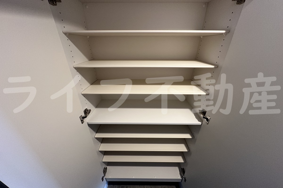 収納　収納のためのスペースです