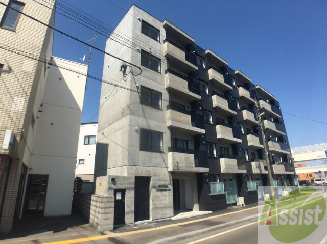 建物外観　札幌市白石区菊水三条「レジデンス菊水」