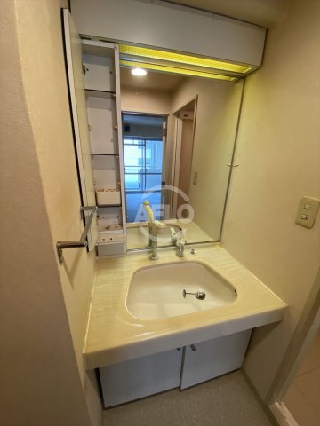 洗面設備　日宝ライフ十二軒町　独立洗面台