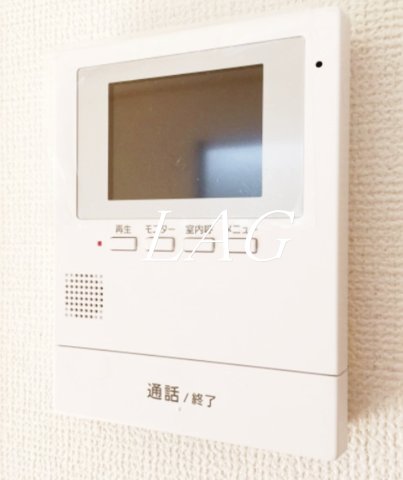 セキュリティ　モニター付きインターフォンです。