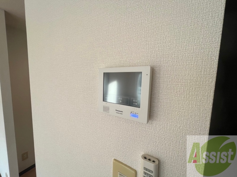 セキュリティ　インターホンで来客確認ができます。安心ですね。