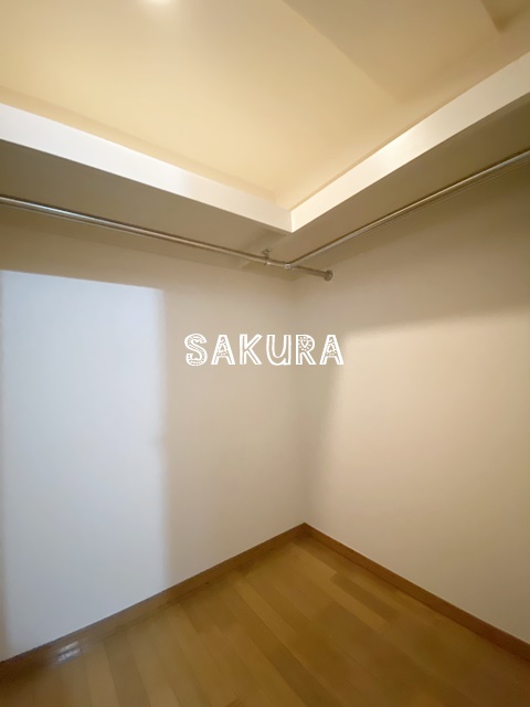 収納　大容量のウォークインクローゼット付き♪
