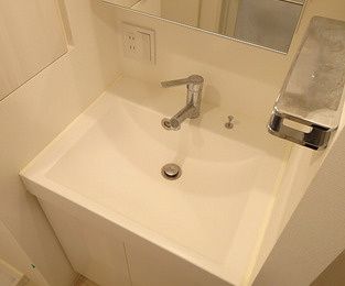 洗面設備　別タイプ部屋　参考写真です