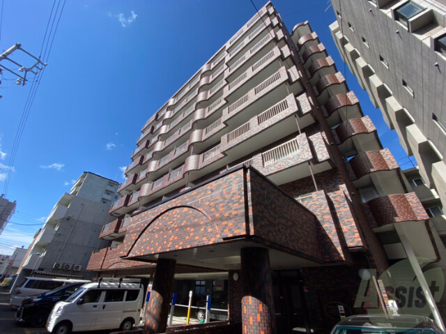 建物外観　札幌市中央区南５条西「プレサント南５西９」